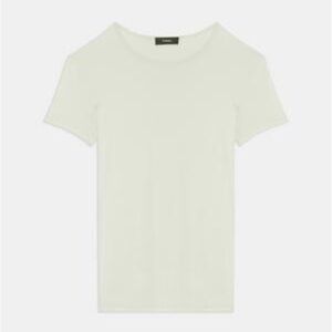 Theory Slim Tee in Organic Cotton (Color: Green) (Size: S)